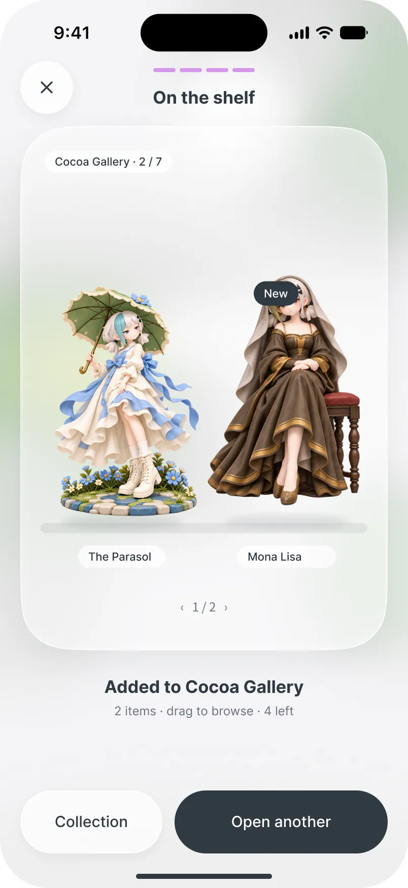 On the shelf: added to Cocoa Gallery